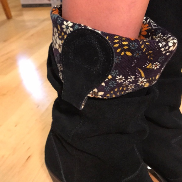 Suede American Eagle Cowboy boots - Picture 2 of 4